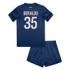 Virallinen Fanipaita + Shortsit Paris Saint-Germain Lucas Beraldo 35 Kotipelipaita 2024-25 - Lasten
